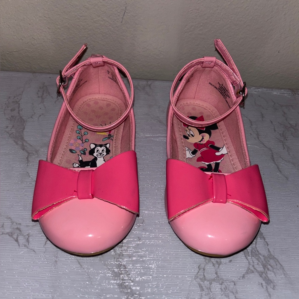 DISNEY STORE Minnie Mouse Flats Toddler Size 9
